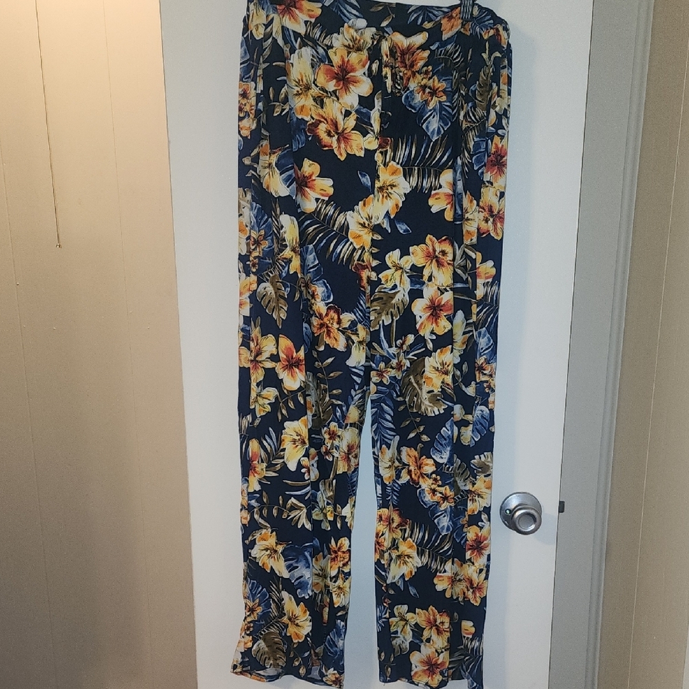 Floral Print Pants